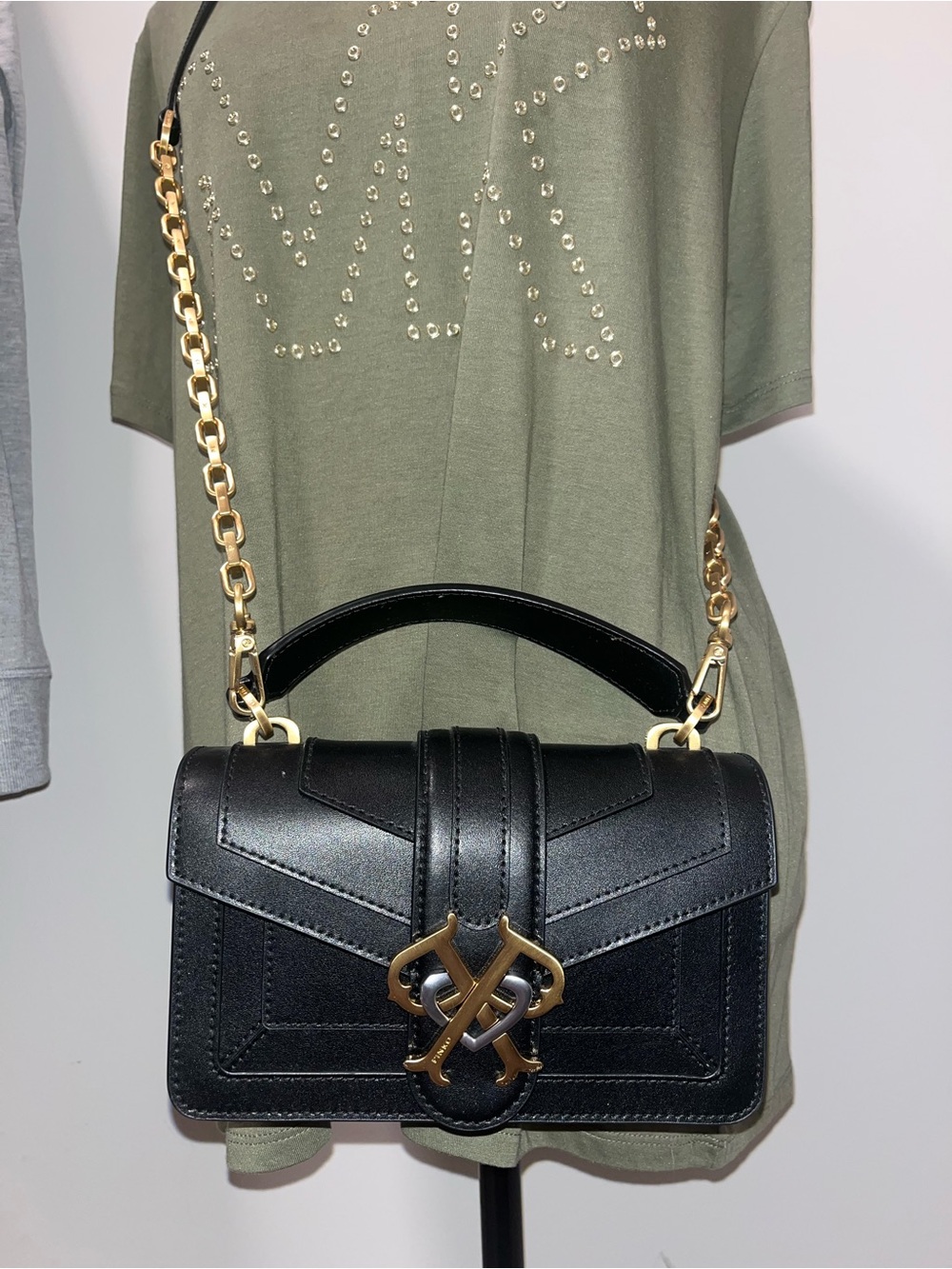 New Pinko Double P Love Crossbody